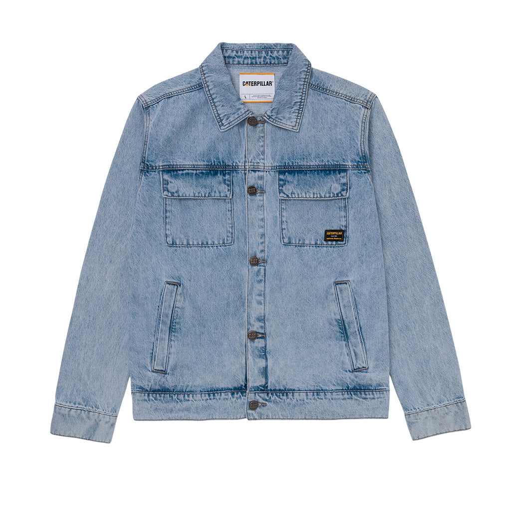 Jacket Denim Work para hombre color celeste