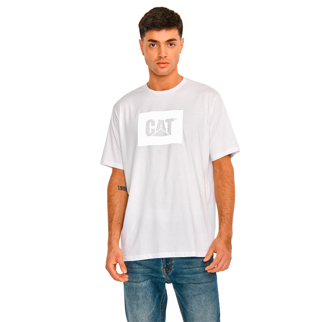 Camiseta Reflective para hombre color blanco