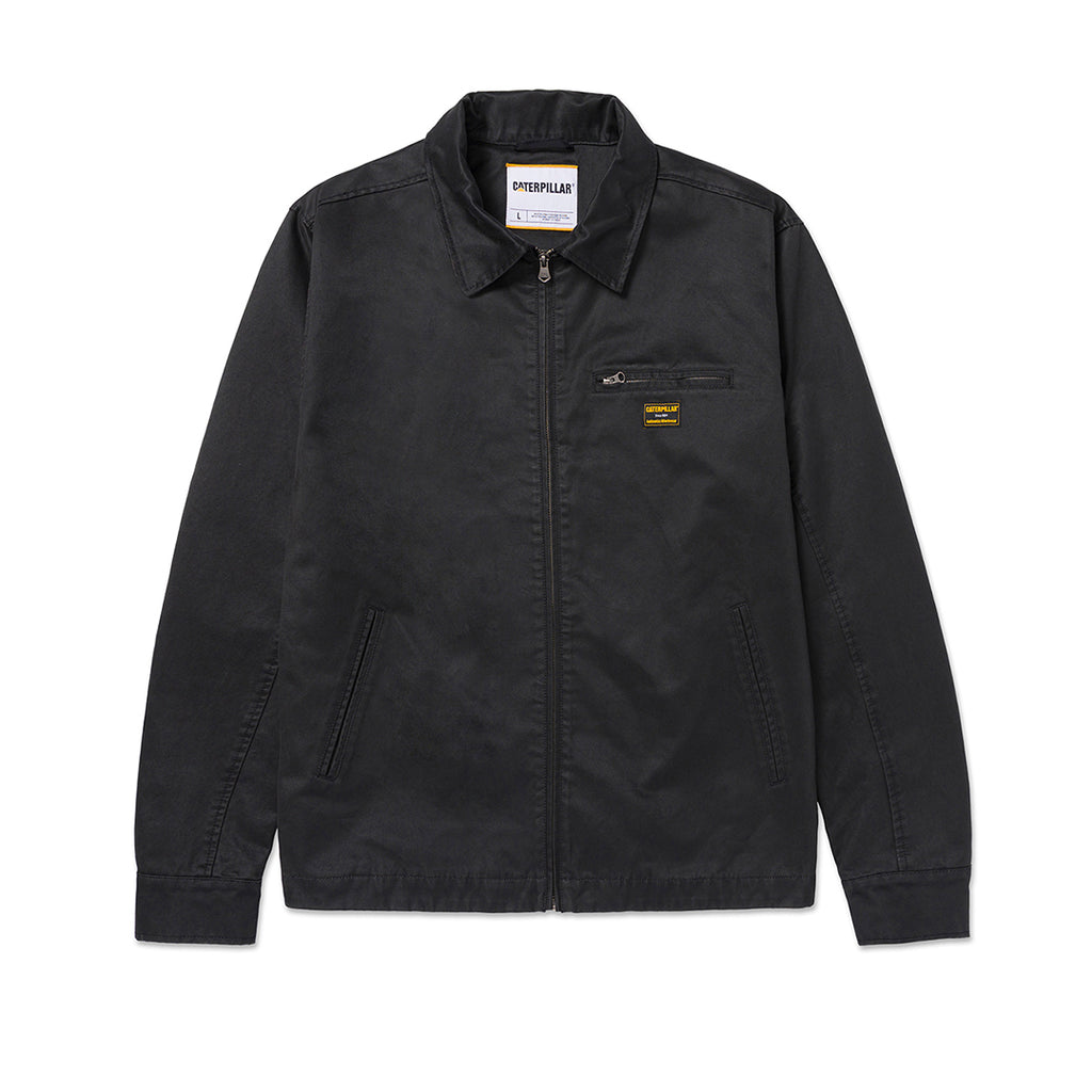 Jacket Waxed Chore para hombre color negro