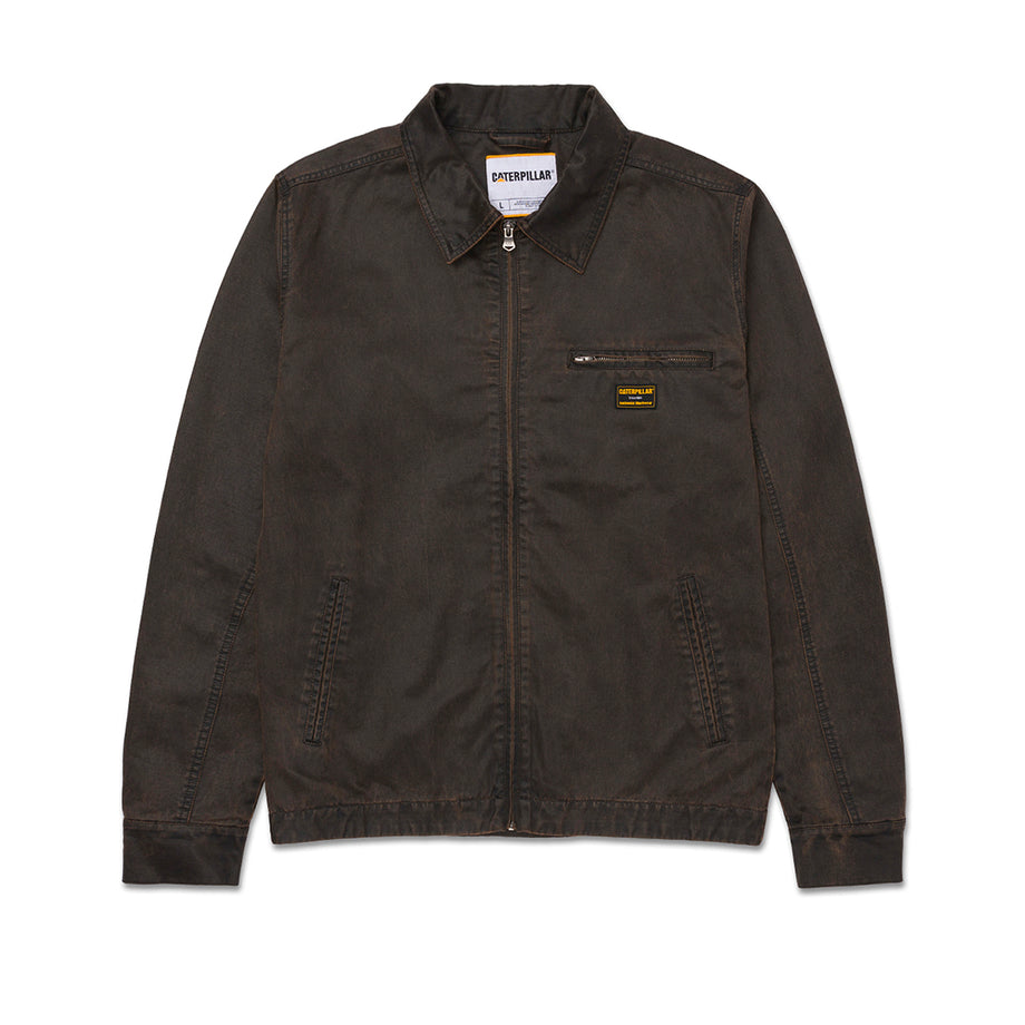 CQ 4+ CQＣ+×2 Jacket Waxed Chore para hombre color café - Caterpillar Costa Rica