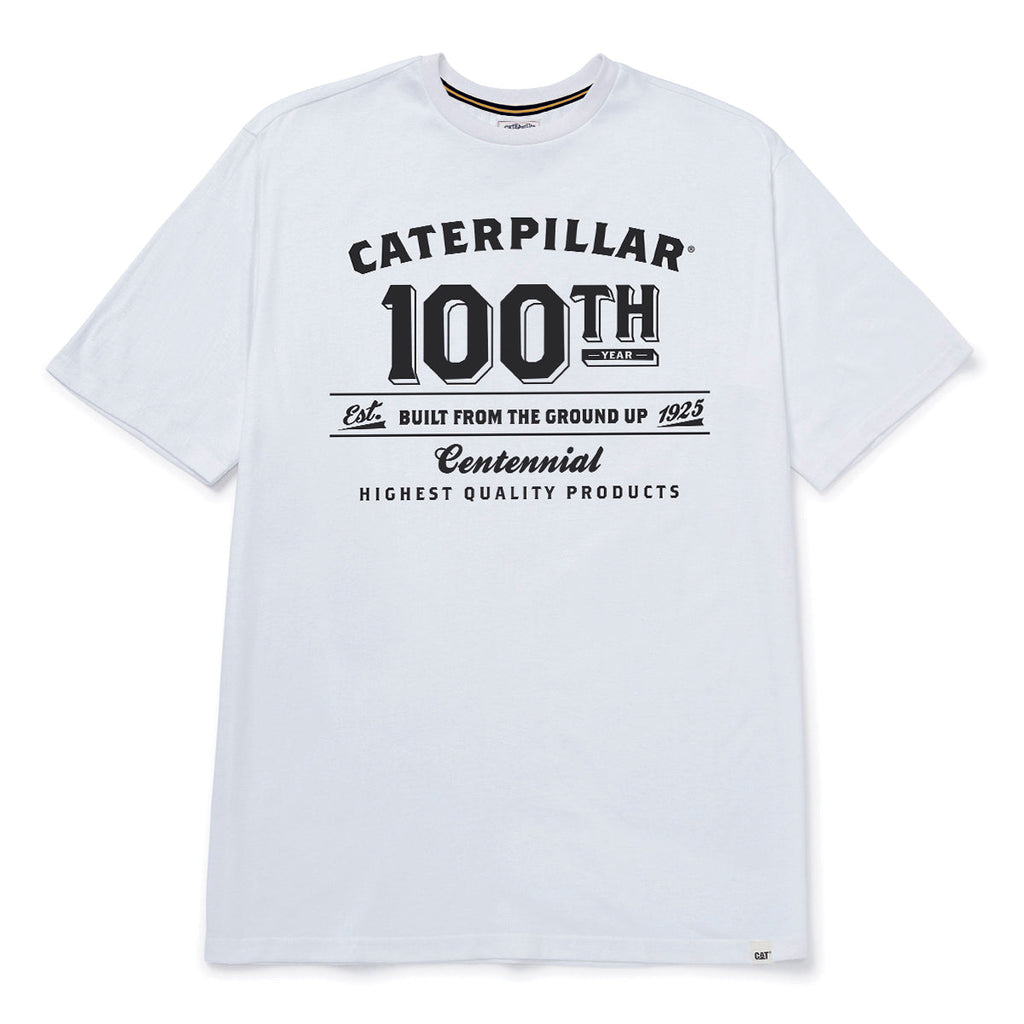 Camiseta Centennial para hombre color blanco