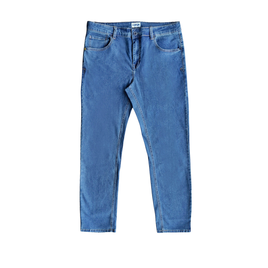 Jeans Triblend Slim para hombre color azul