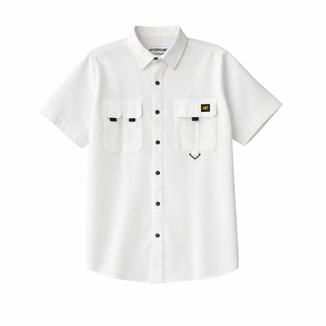 Camisa Utility para hombre color blanco