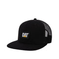 Gorra Cat Logo Patch Trucker unisex color negro