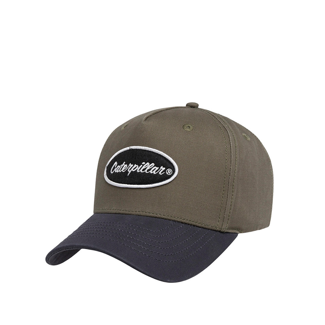 Gorra Circle 5 Panel Patch unisex color olivo