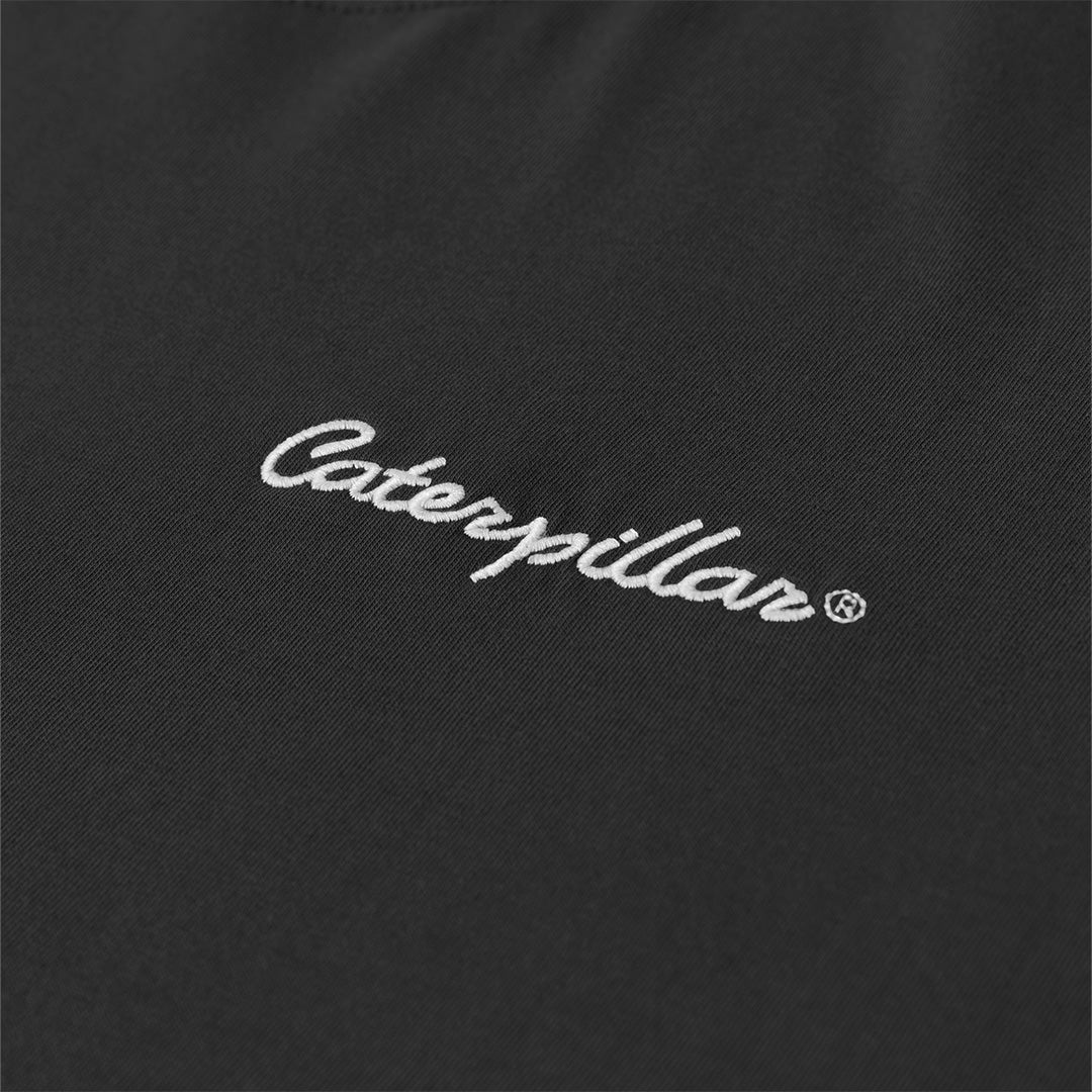 Camiseta Boxy Heavyweight para mujer color negro