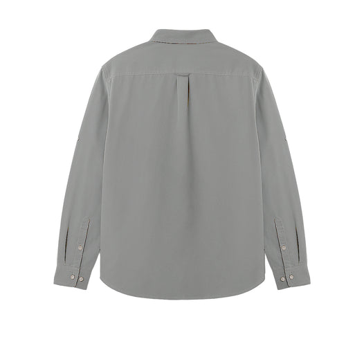 Camisa Foundation Convertible para hombre color gris