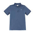 Camisa polo Cat Logo Pique para hombre color azul