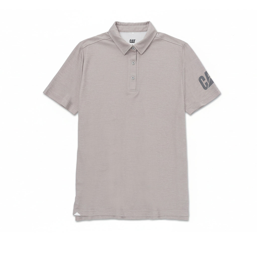 Camisa polo Cooling Lightweight para hombre color gris