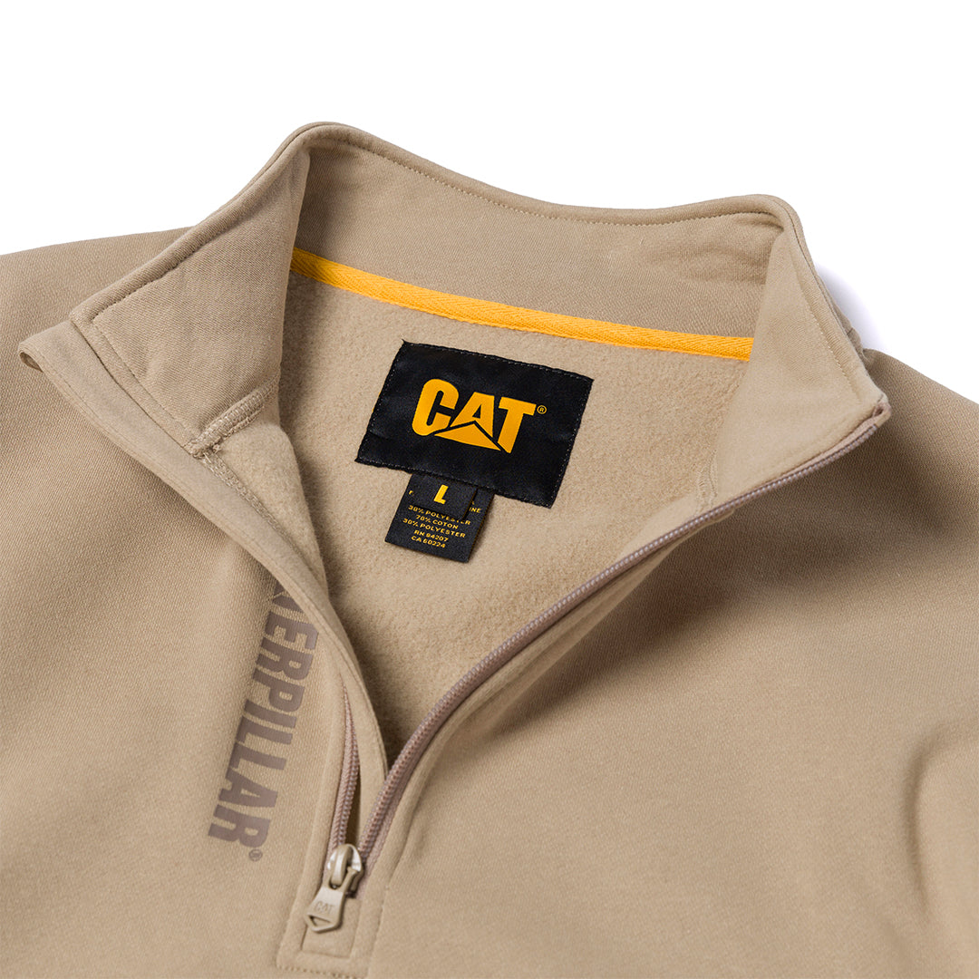 Sueter CAT para hombre color khaki