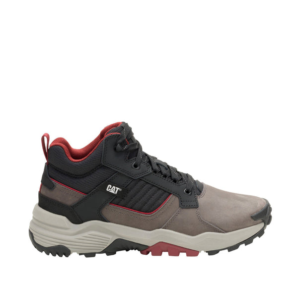 Sneakers Grapple Leather Mid para hombre color gris y negro