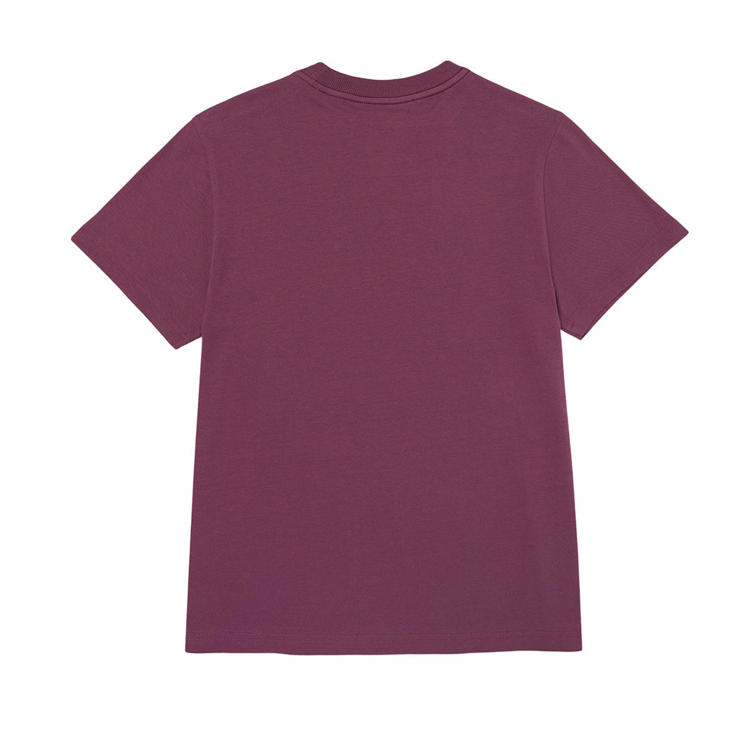 Camiseta Western Script para mujer color morado