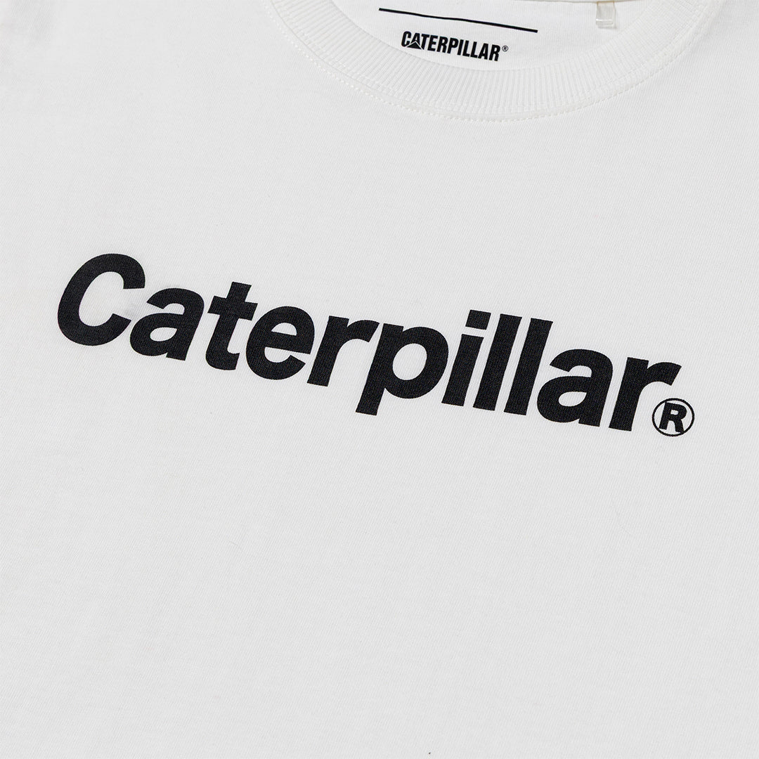 Camiseta Ringer Crop para mujer color blanco