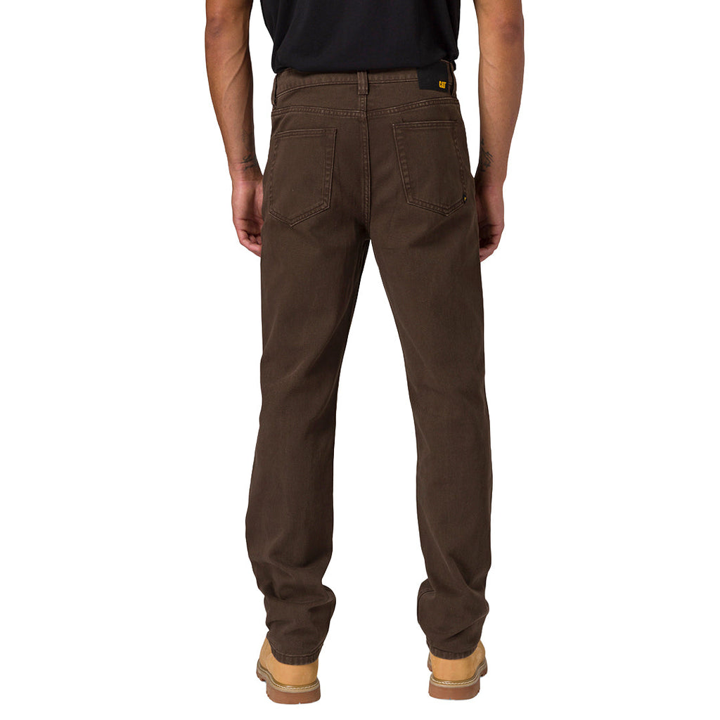 Jeans Rigid para hombre color café