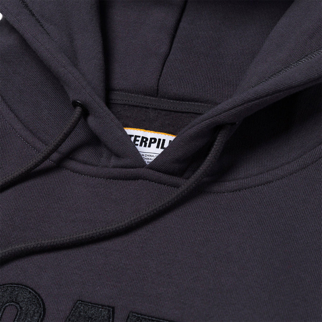 Hoodie Fleece Cat Logo para hombre color negro