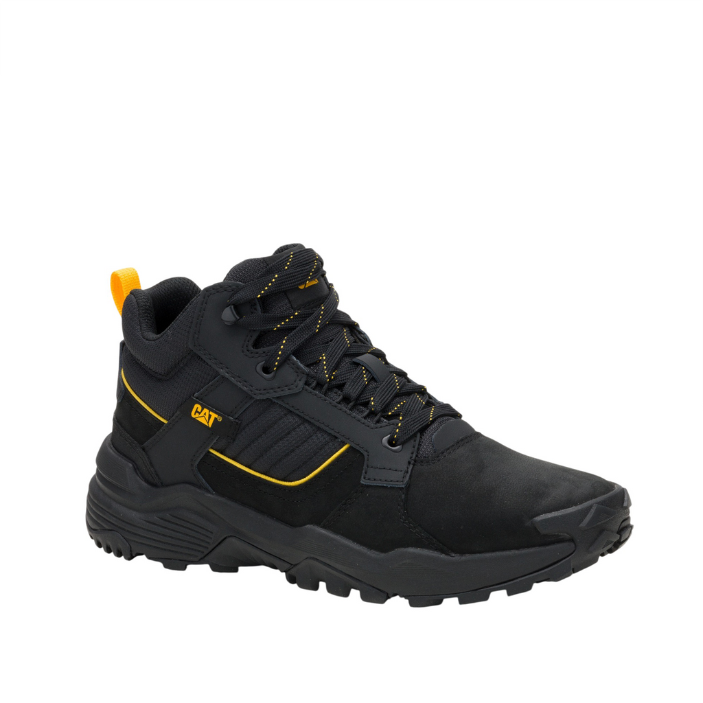 Sneakers Grapple Leather Mid para hombre color negro
