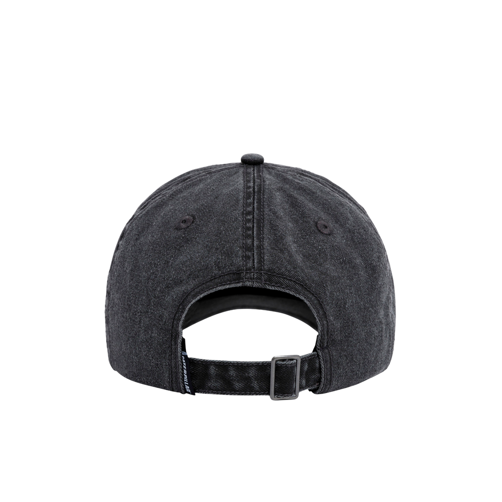 Gorra 6 Panel Washed unisex color negro