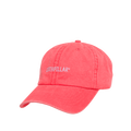 Gorra 6 Panel Washed unisex color rojo