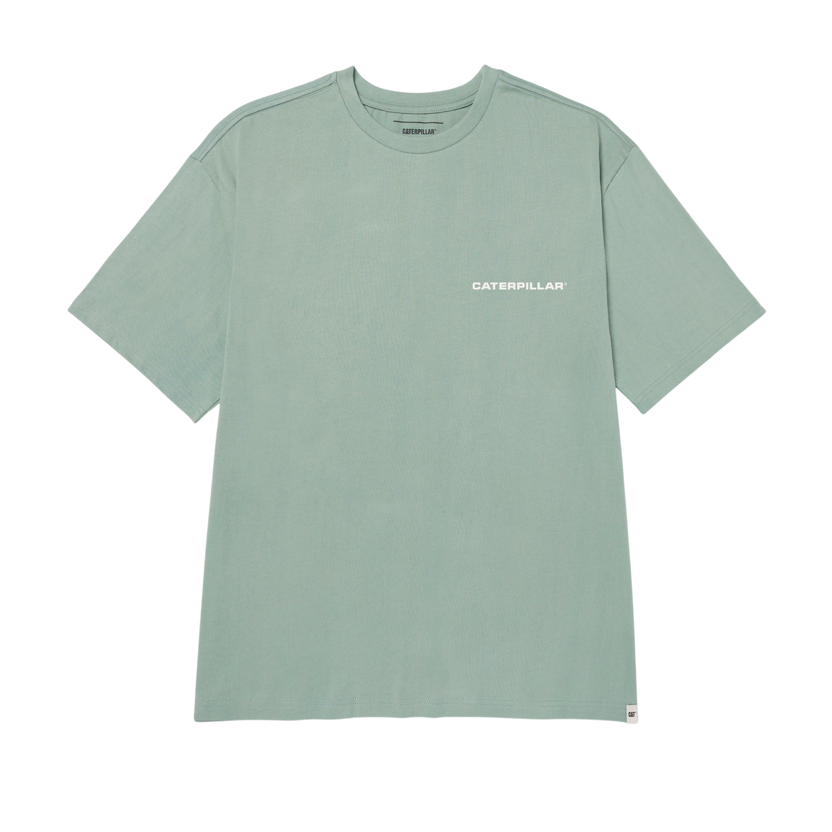 Camiseta Relaxed Cat C Block para hombre color verde