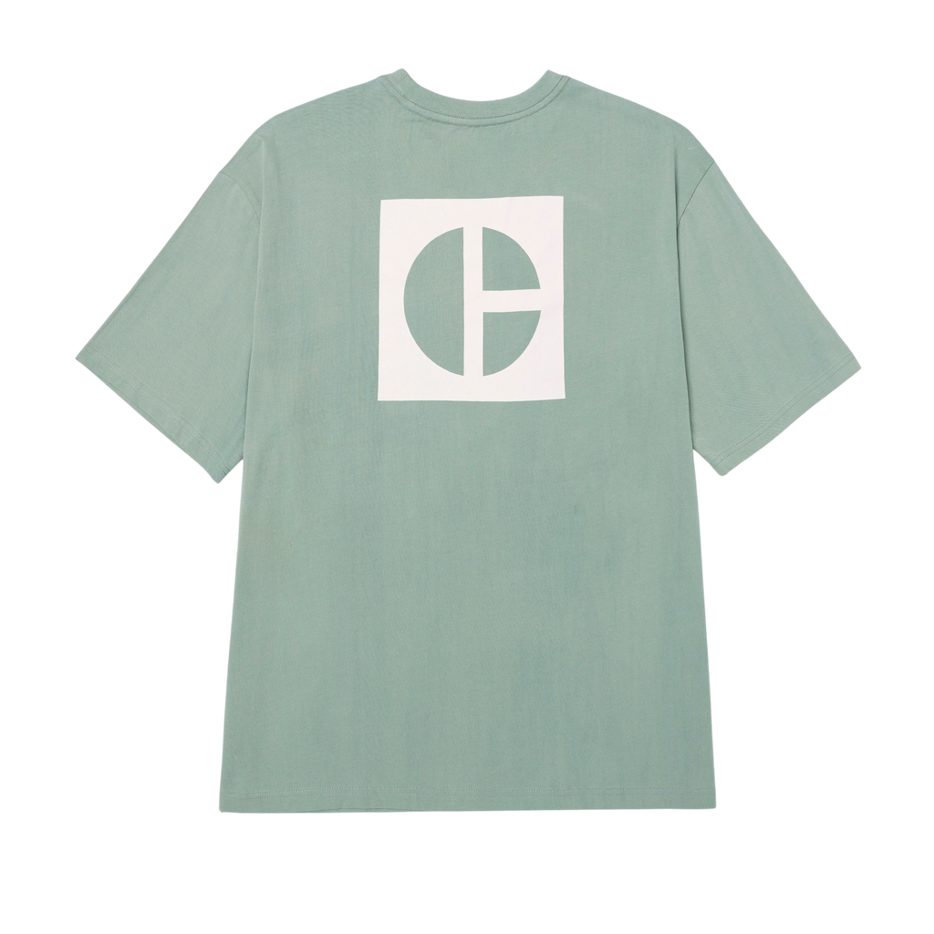 Camiseta Relaxed Cat C Block para hombre color verde
