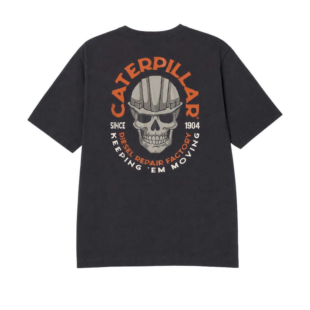 Camiseta CAT para hombre color negro
